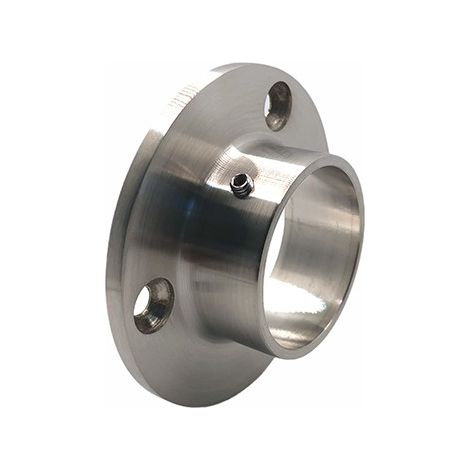 Metalideal Fixation murale Inox pour tube Finition - AISI 316 poli miroir - pour extérieur