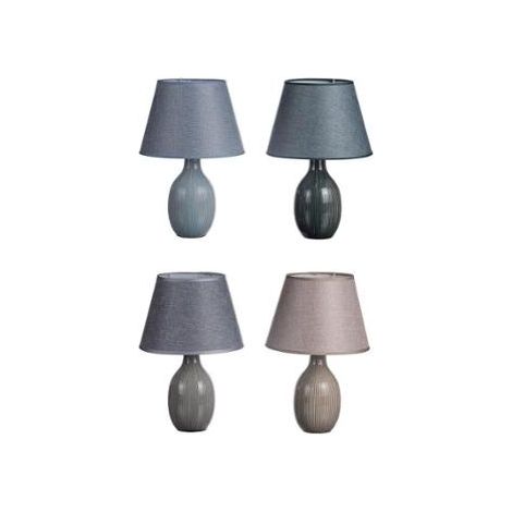 LAMPADA IN CERAMICA CLARE D25XH38CM IN 4 COLORI