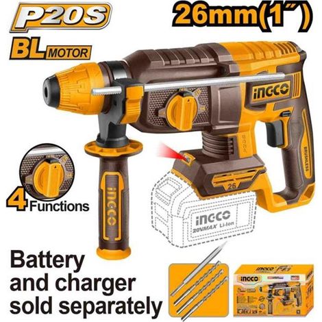 Marteau perforateur sans fil SDS Plus - Tension: 20V - percussion: 2,5 J (1/3)