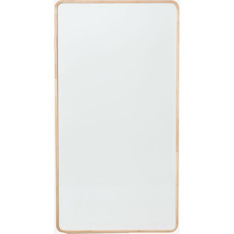 Miroir mural rectangulaire 90x170 cm en bois de chêne Ornella SKLUM (1/5)