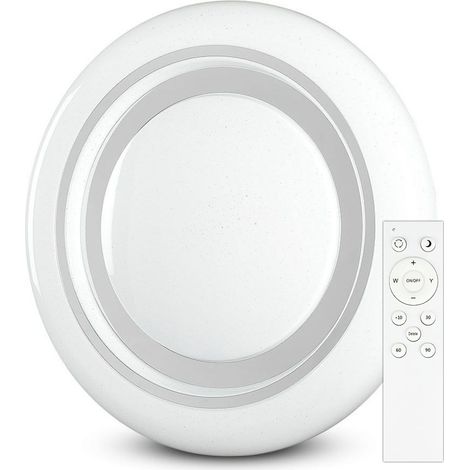 V-TAC VT-8473 30W / 60W runde dome led-licht designer Oberfläche 3in1 Farbwechsel und dimmbar mit Fernbedienung - sku 76011 (1/5)