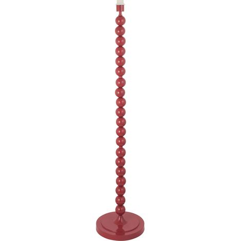 Pied de lampadaire rose brillant boules E27 Higgledy (1/5)