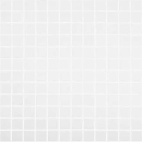 Mosaïque pâte de verre NORDIC - Carré 2.5x2.5cm Blanc Mat - boîte de 2 m2 - Carré 2.5x2.5cm Blanc Mat - boîte de 2 m2