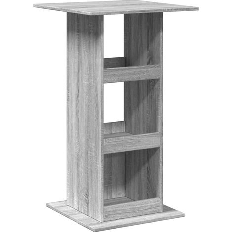 Table de bar,Table de Cuisine,Table Haute avec rangement sonoma gris bois d'ingénierie CFW341773 (1/5)