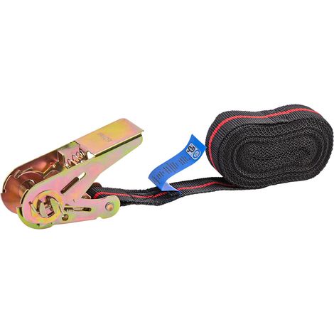 Kestek Ratschenzurrgurt einteilig 5 m x 25 mm 245 kg Spanngurt Ladungssicherung (1/4)