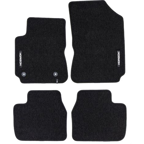 Tapis de Sol de Voiture pour Citroen C4 Cactus 2014-2020 Velours Noir 4Pcs (1/5)