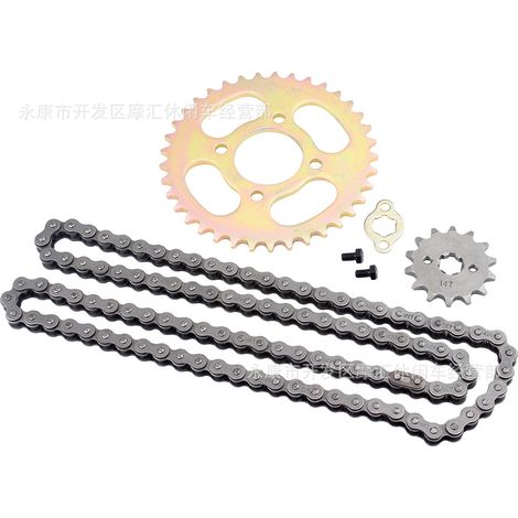 Off-road motorcycle parts for CRF50 Little Eagle 1.4, 1.60, and 1.85 models: 10-inch wheels, front and rear drum brakes, steel rims. (1/5)