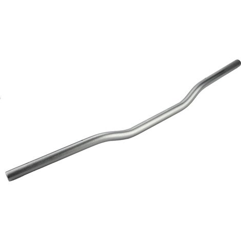 Poignée moto rétro modifiée en alliage d'aluminium 22mm, plat gris mat. (1/5)
