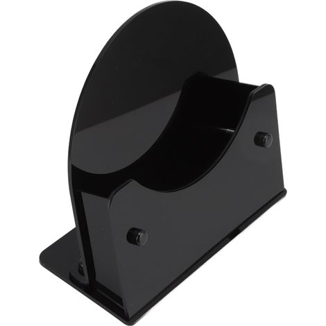 Set de table rond, résistant à la chaleur, facile à nettoyer, en plastique durable, antidérapant, base noire. (1/5)