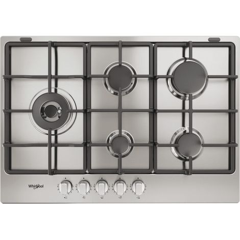 Whirlpool TGML 761 IX R Acciaio inossidabile Da incasso 73 cm Gas 5 Fornello(i) (1/7)
