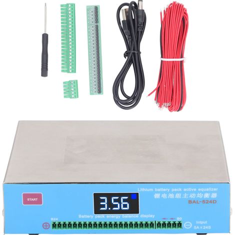 Batterie au Lithium, égaliseur actif, 4 à 24 cordes, affichage LED 5A, équilibreur de transfert d'énergie (1/5)