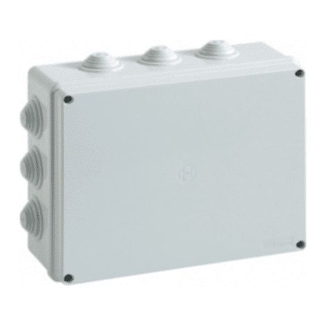 SCATOLA STAGNA DI DERIVAZIONE DA PARETE IP55 90X190X240 FG13407 (1/2)