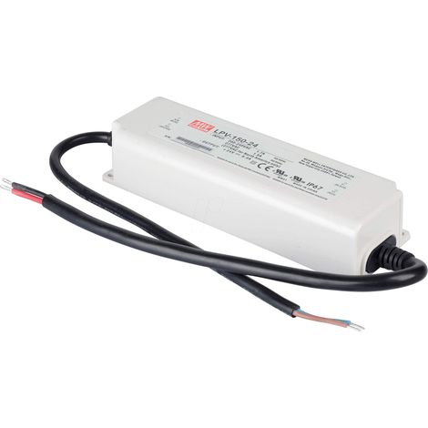 Alimentation à découpage 151,2W 24Vdc 6,3A Sortie unique LPV-150-24 IP67 MEANWELL
