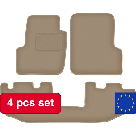 Autofußmatten, elegantes Design, langlebiger Schutz, Beige (1/5)