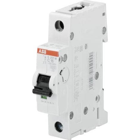 Disjoncteur S201M 1P- 13A -Courbe D - 10,000A/15kA (1MODULE) 2CDS271001R0131 ABB 354162