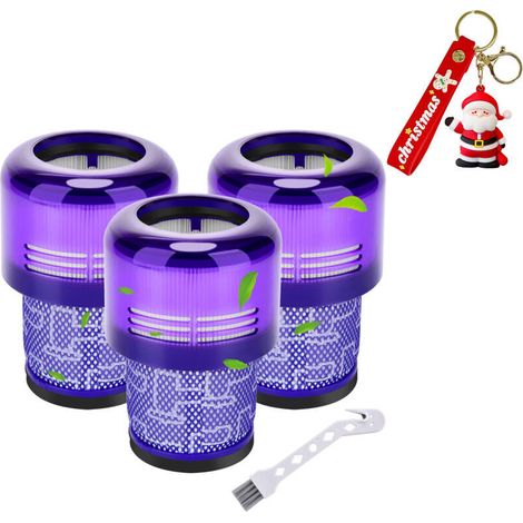 Lot de 3 filtres pour aspirateurs sans fil Dyson V11 V15 SV14 SV17 SV22 Absolute Animal Extra Pro Detect Torque Drive, unité de remplacement lavable (1/4)