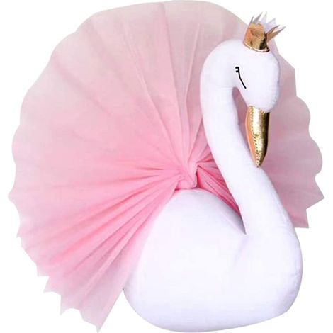 Tete De Cygne - Decoration Suspendue En Gaze 3D - Pour Chambre D enfant Creche Salle De Jeu - 1 Piece (1/5)