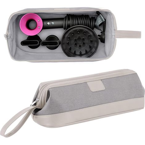 Kyrio sac rangement sèche-cheveux Dyson Supersonic/Airwrap, gris (1/5)