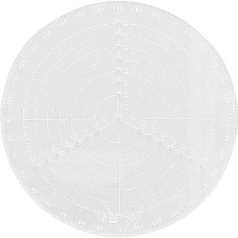 Compas de traçage pour tour à bois, outil de centrage pour tournage, dessin de cercles jusqu'à 20 cm, épaisseur 3 mm (1/5)