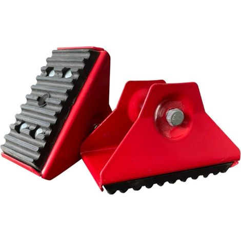 Pies antideslizantes para escaleras telescópicas, pies de repuesto de aluminio para escaleras, par (1/5)