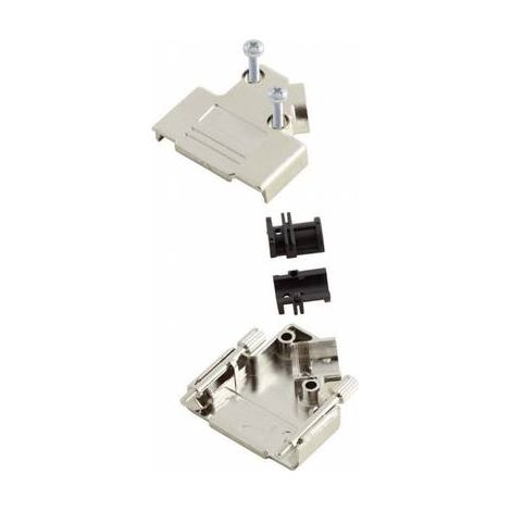 MH Connectors MHD45PK-25-K 6560-0146-13 Guscio SUB-D Numero Poli (num): 25 Plastica metallizzata 45 ° Argento 1 pz.