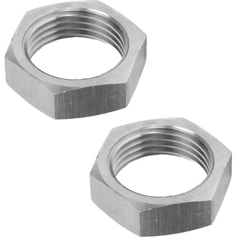 Lot de 2 adaptateurs de raccord de tuyau d'huile/carburant à écrou hexagonal en acier inoxydable pour automobile (1/5)