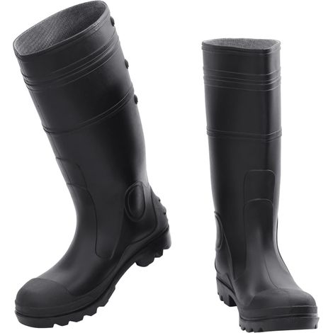 Bottes de pluie noir taille 41 PVC CFW520023 (1/5)