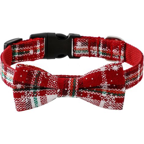Collier Chien - Collier Festif Noël - Pour Chiens Taille S à L - Couverture Collier Décorative - 1 Pièce (1/5)