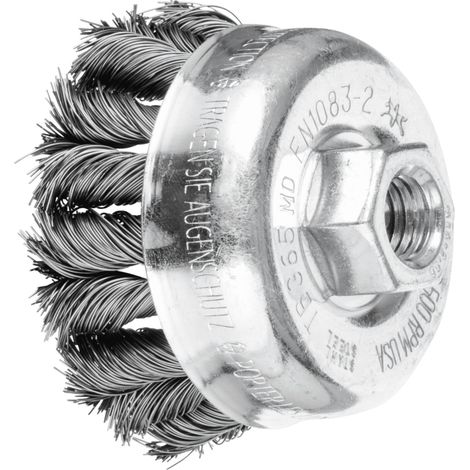 PFERD TOOLS COMBITWIST Topfbürste gezopft TBG Ø 65 mm M14 Stahl-Draht-Ø 0,35 mm Winkelschleifer (1)