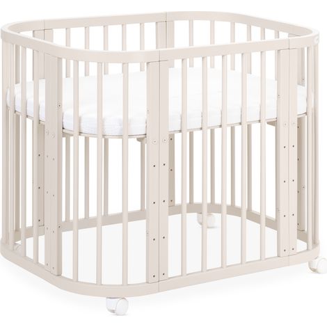 Waldin Cuna Bebé 5 en 1 Colecho, Madera Cachemira, Sin Textiles (1/5)