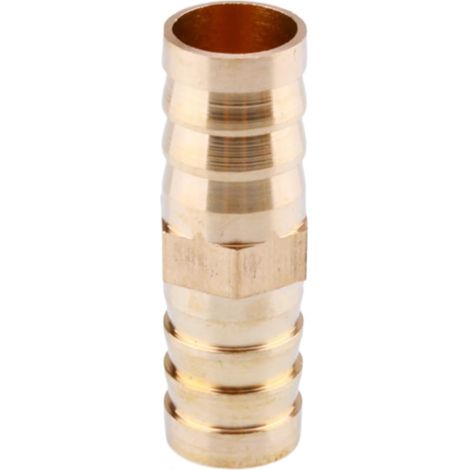 Raccord cannelé en laiton 1/2", filetage femelle, épisseur de métaux, barbillons, raccord tuyau, connecteur adaptateur pour air, eau, huile (épaisseur 8 mm) Un Mot Vente 16MM (1/5)