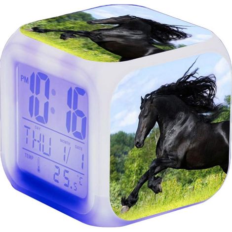 Réveil cheval - Alarme animale LED Avec lumière Brillant dans la (1/5)