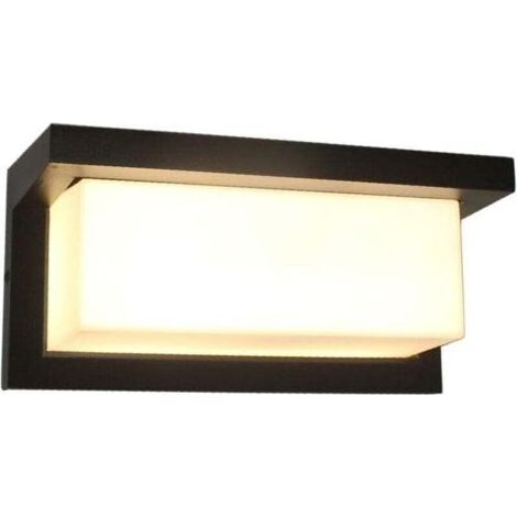 Applique murale LED d'extérieur E27, étanche IP65, en aluminium, luminaire décoratif pour jardin, cour, maison, rue, fixation murale, sans ampoule (1/4)