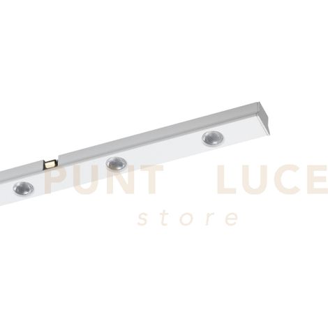 Ideal Lux Plafoniera Stick 1 luce LED integrato bianco metallo