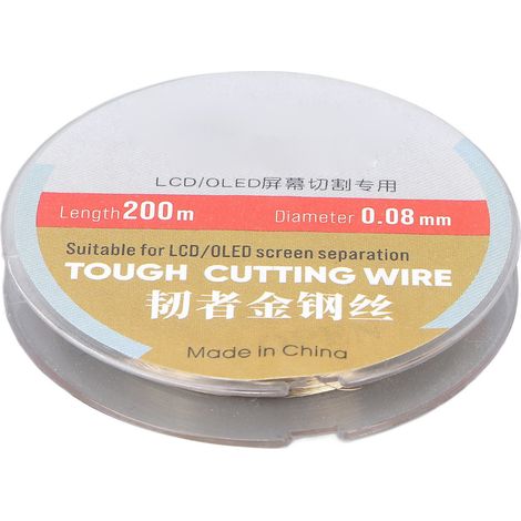Fil de Séparation pour Écran LCD Téléphone 0.08mm - Acier Haute Dureté 200M (1/5)