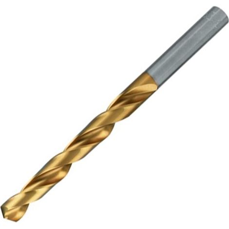 Spiralbohrer DIN 338 Typ N, rechts profilgeschliffen TIN-beschichtet mit Kreuzanschliff 12,10 mm