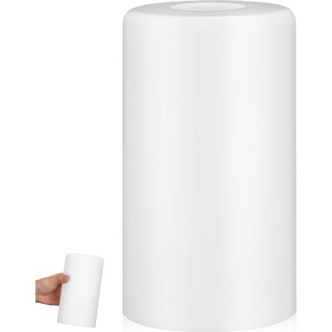 Abat-jour cylindrique de rechange en verre pour lampadaire accessoires pour lampes vintage (1/5)