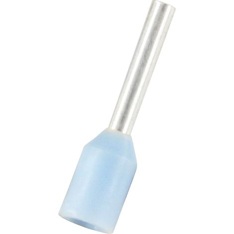 Embout de câblage RS PRO, 0.25mm², Bleu clair, longueur 6mm