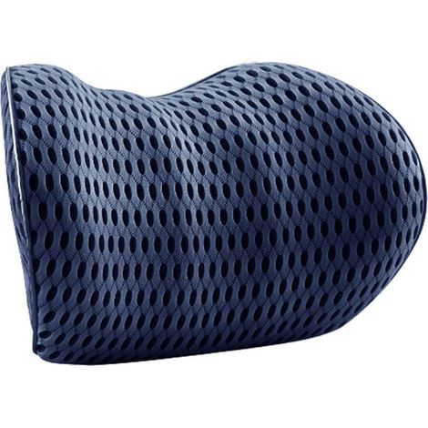 Cuscino poggiatesta e supporto lombare per auto, adatto a sedie da ufficio e sedili auto, cuscino per la schiena in memory foam, offre supporto alla schiena per stare seduti, riposare, guidare e viagg