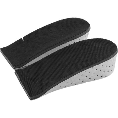 Semelles rehaussantes respirantes, demi-semelles, rehaussent de 2,5 cm, noires. (1/5)