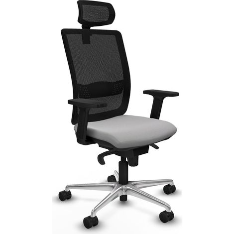 Chaise piqueras y crespo Haches noir mousse injectée 65 mm roues (1/2)