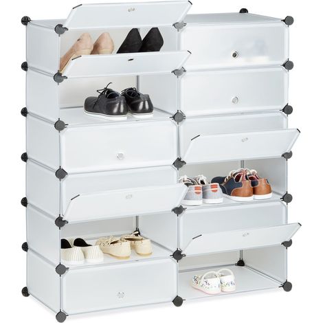 12 compartment shoe cabinet