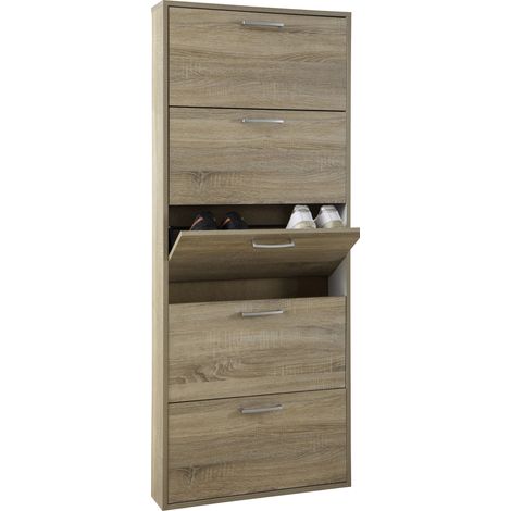 Scarpiera 5 ribalte rovere sc1307k50106 (1/8)