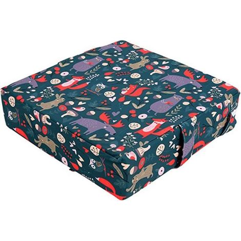 1 coussin siège enfant, hauteur réglable, vert foncé, pour chaise haute salle à manger
