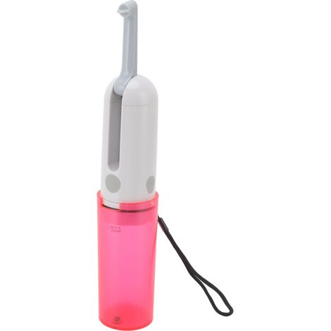 Bidet portable 230 ml rechargeable par USB, économique en eau, utilisation simple, pulvérisateur de bidet portable pour toilettes et voyages, flacon rouge (1/5)