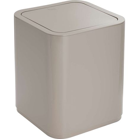 Gettacarte 8 lt d'appoggio in plastica riciclata 6309 Gedy serie SEVENTY Beige (1/4)