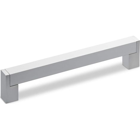 Bügelgriff eckig BA 160 mm Aluminium silber eloxiert (1/3)
