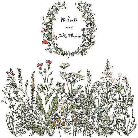 abnehmbarer Wandaufkleber in Form eines Blumenstraußes (1/4)