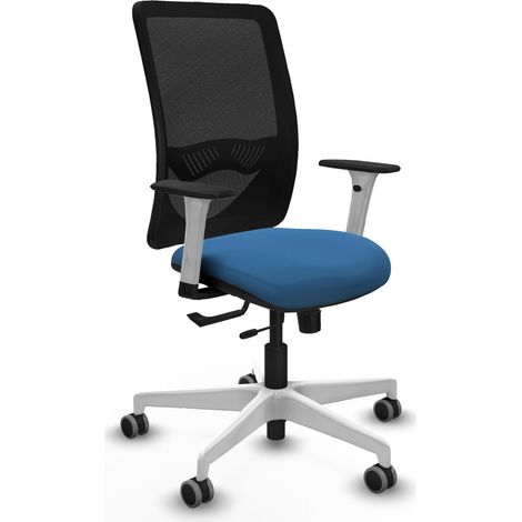 Chaise piqueras y crespo Zulema blanc support lombaire réglable (1/2)