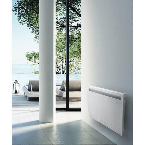 Radiateur électrique connecté chaleur douce 1000W – Programmation hebdomadaire – Mode confort et éco – Application Deltacalor Confort (1/3)
